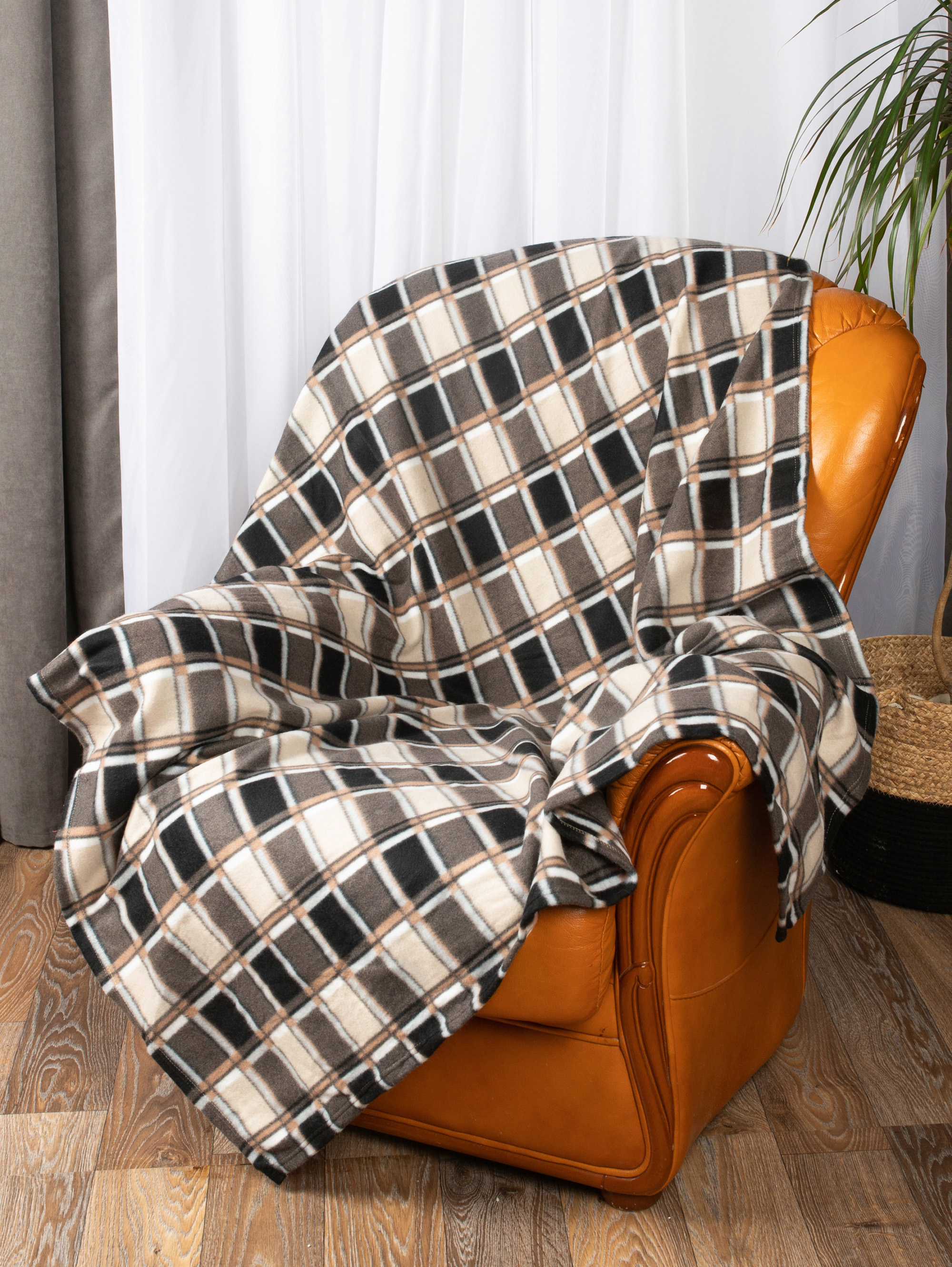 Плед Wellness WP135-Шеффилд 130 x 150 см флис - фото 10