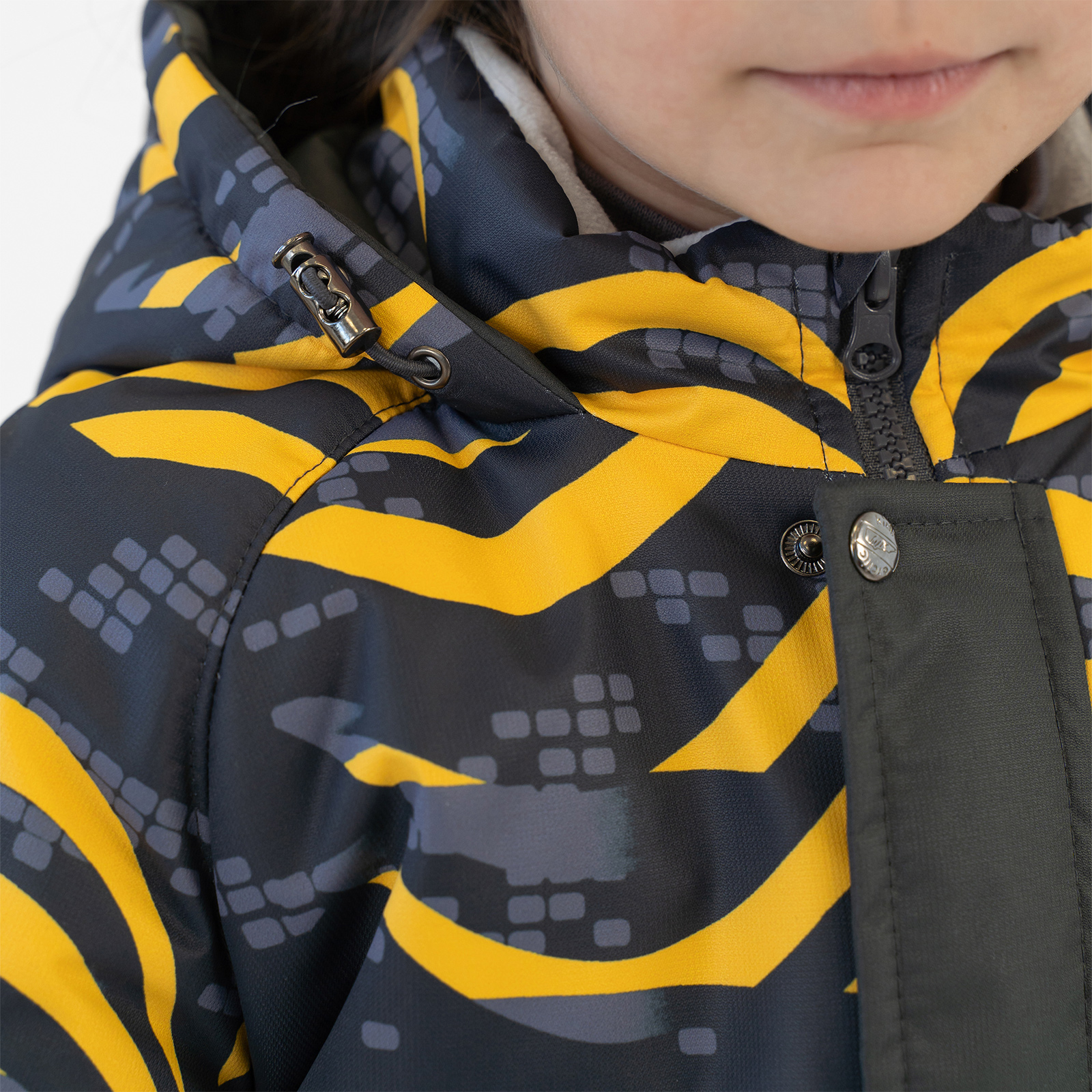 Комбинезон Arctic kids 30-011 желто-серый - фото 13