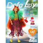 Кукла модельная Defa Lucy Модница с бегемотиком высота 29 см