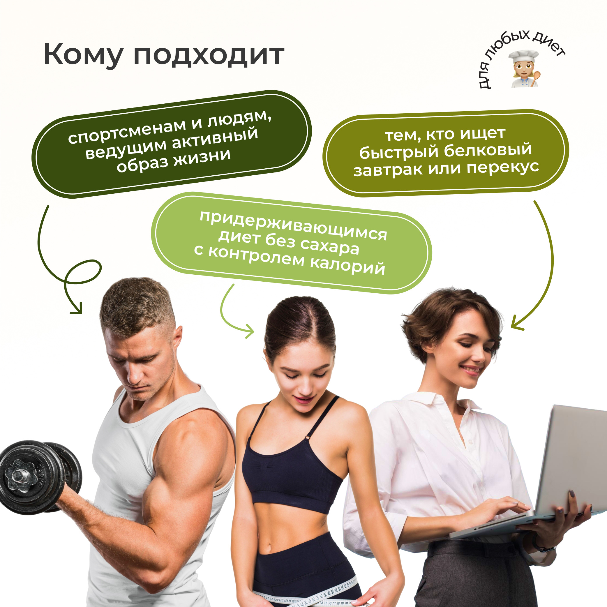 Протеиновая смесь для вафель и панкейков LeafToGo с матчей, 450 г - фото 4
