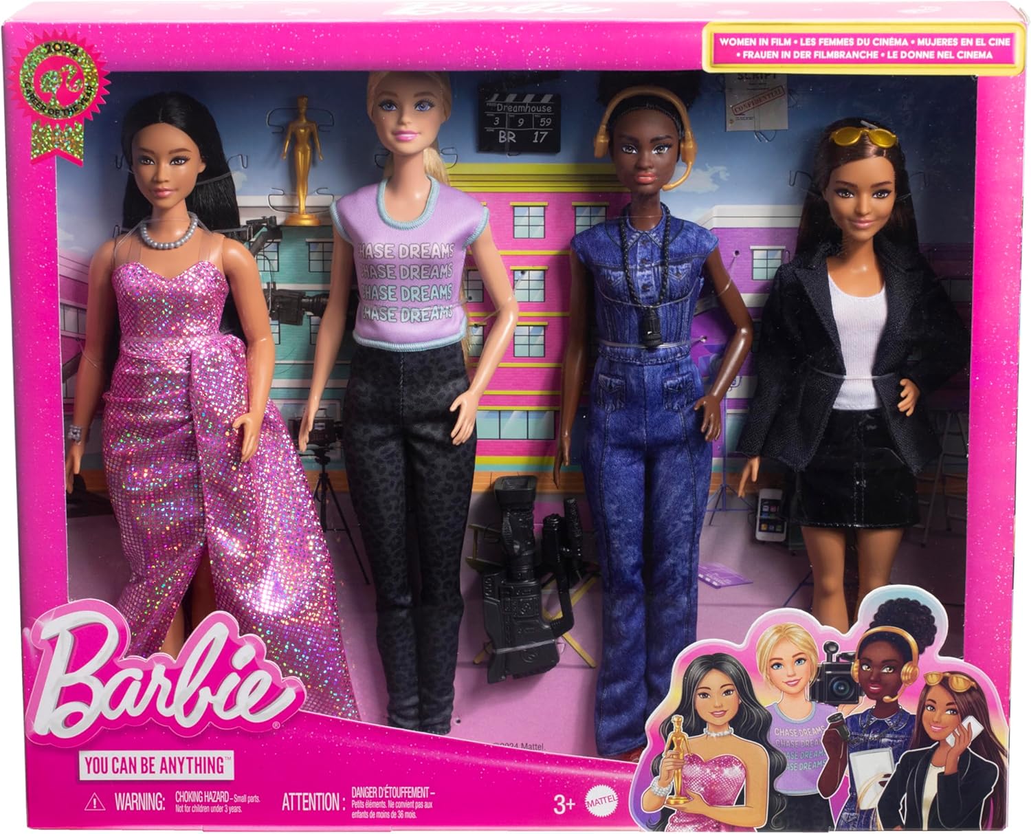 Кукла модельная Barbie Кем быть? Женщины в кино HRG54 - фото 2