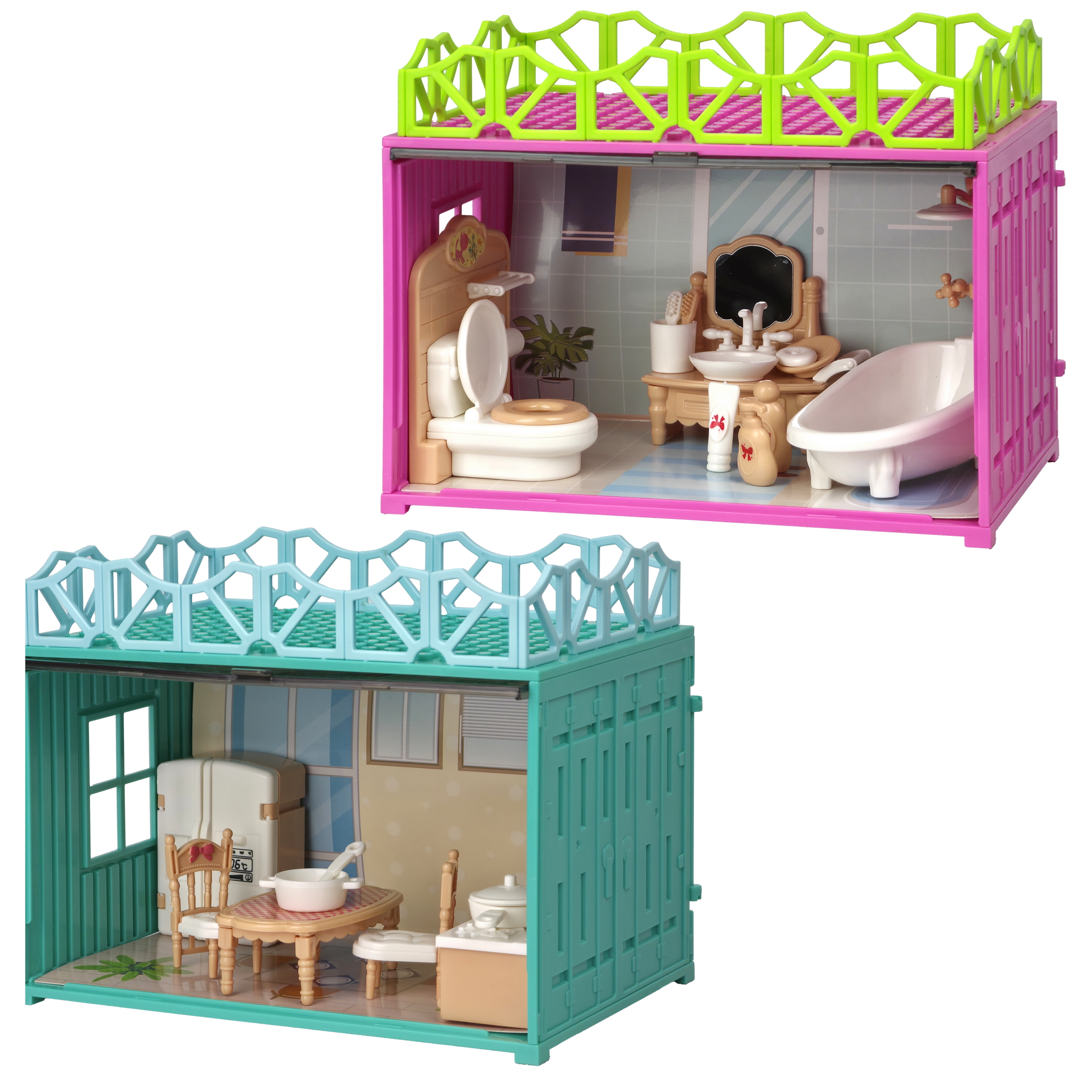 Домик для кукол 1TOY с мебелью Т26710 - фото 2