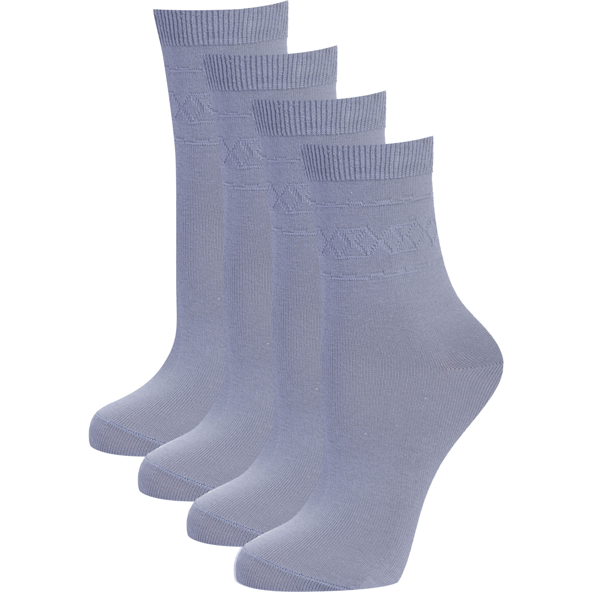 Носки 4 пары RuSocks С-400 Ж _(ДМ)_светло-серый_4_пары - фото 1