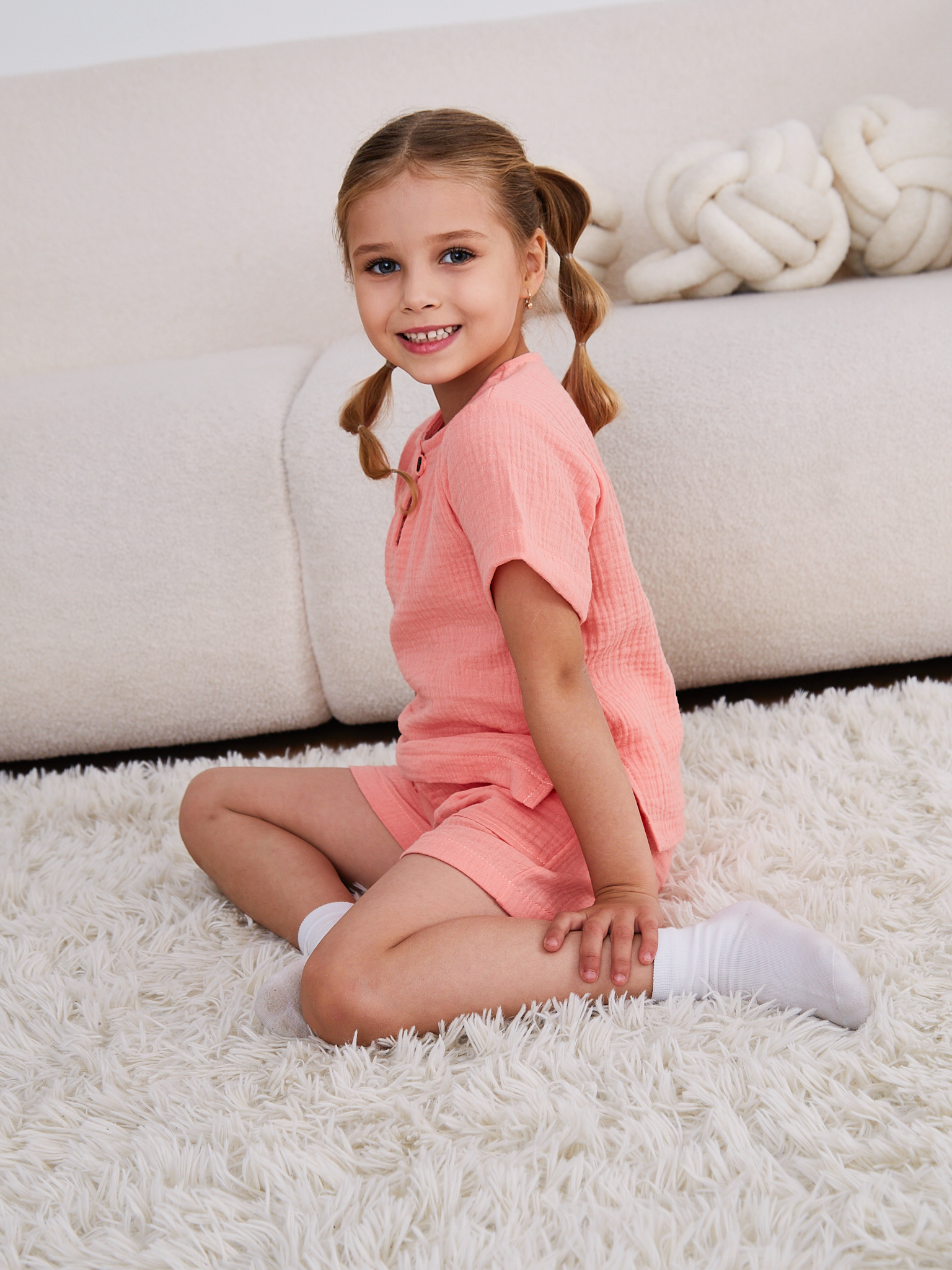 Костюм MOUN Комплект_муслин_персик - фото 18