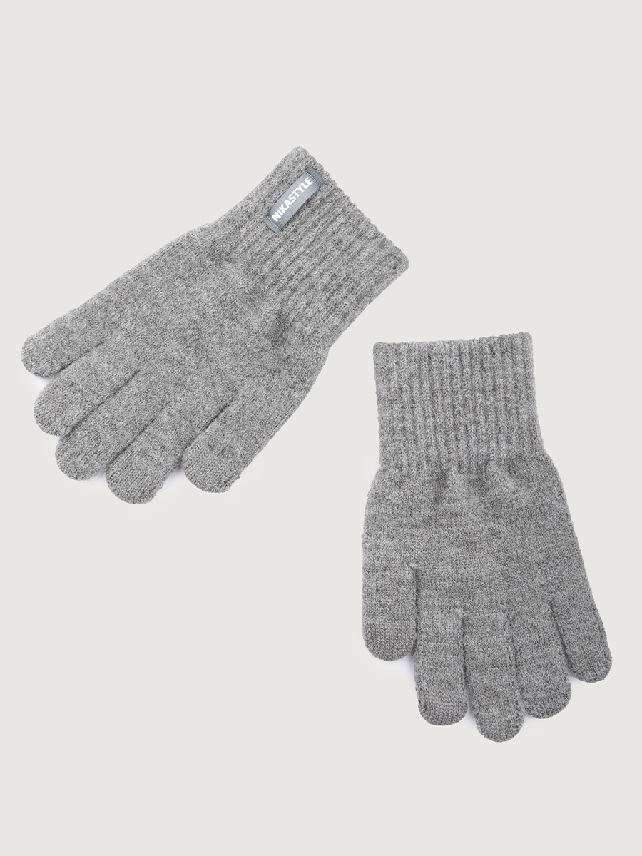 Перчатки NIKASTYLE 15з52326 темно-серый меланж - фото 1