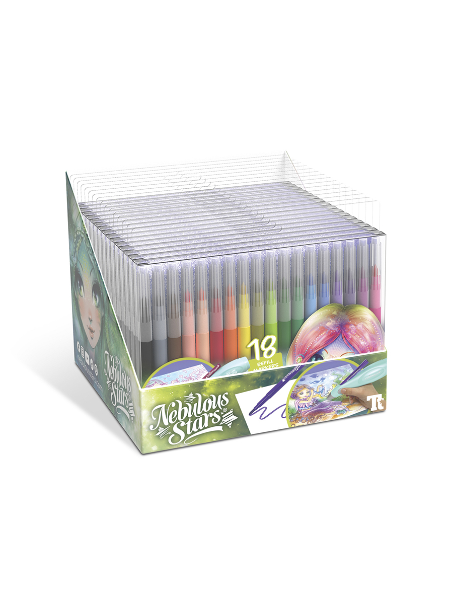 Фломастеры Nebulous Stars 18 шт. - фото 6