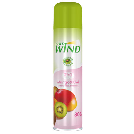 Освежитель воздуха GOLD Wind Mango and Kiwi 300мл