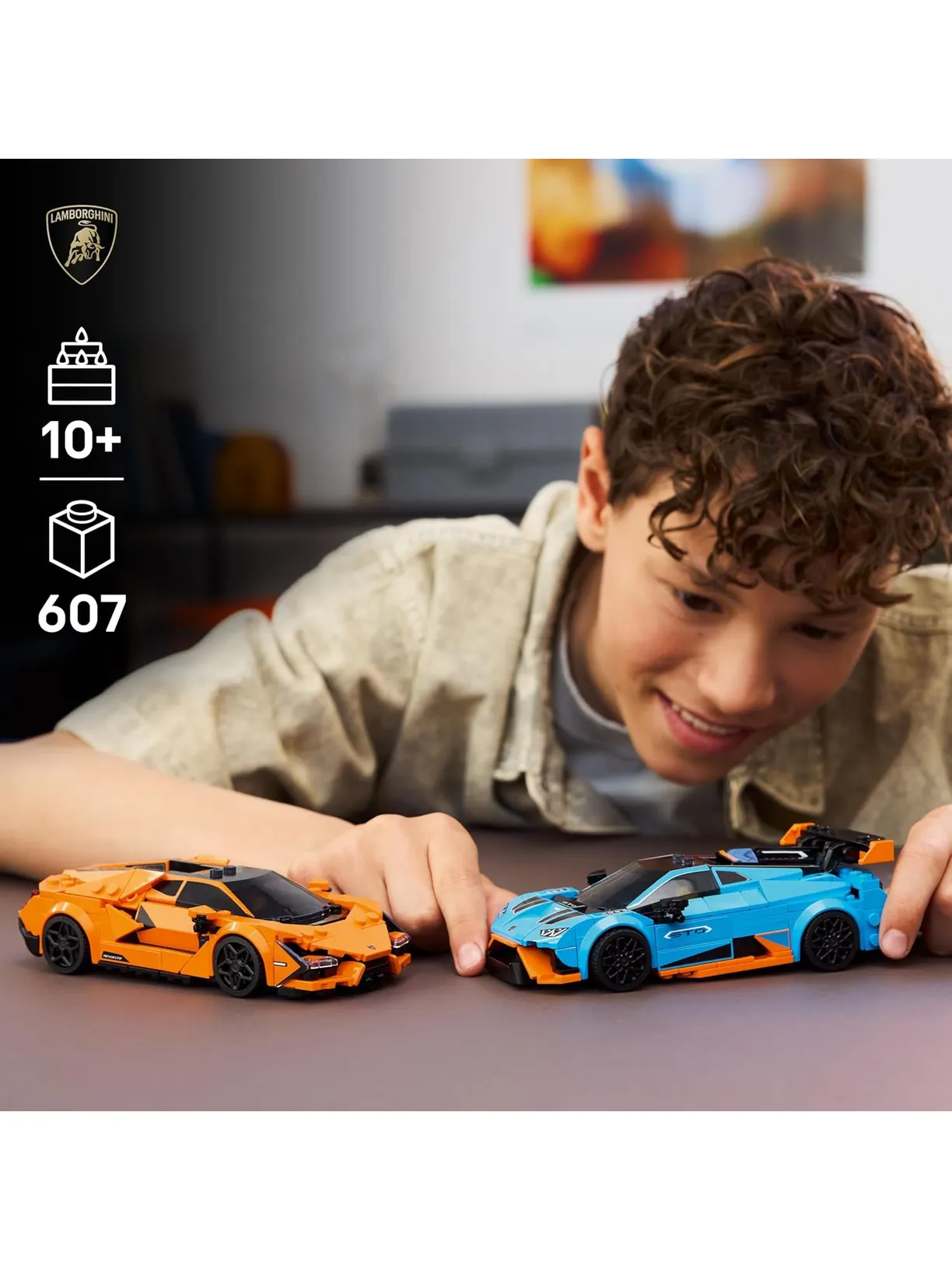 Конструктор LEGO Speed Champions Lamborghini Revuelto 607 дет. - фото 4