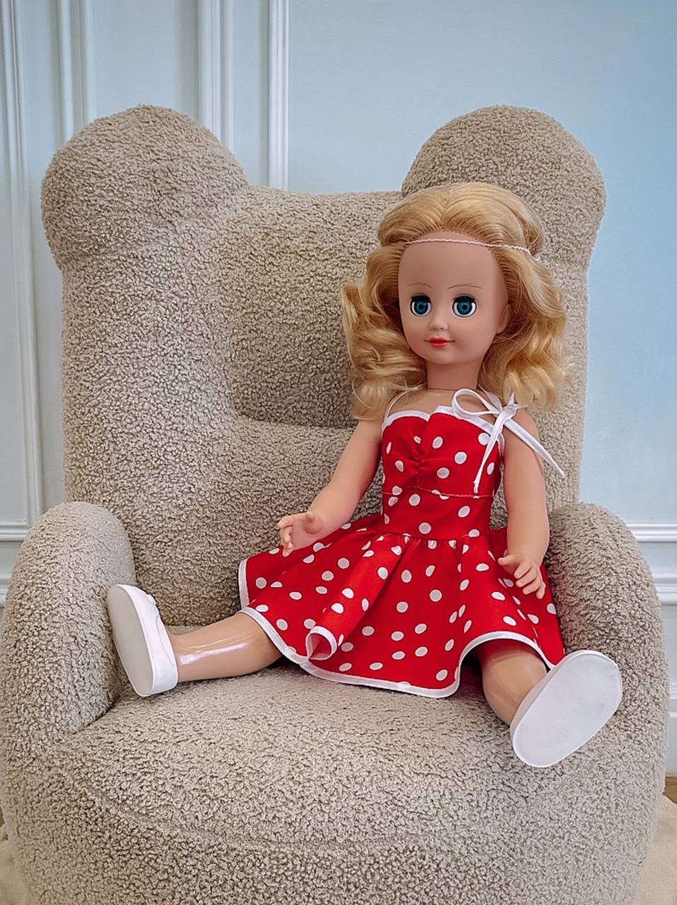 Кукла большая (ростовая) СТРАНА КУКОЛ говорящая Стелла высота 60 см 13-С-23 - фото 13
