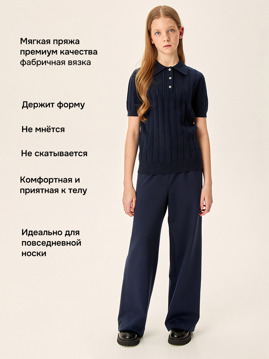 Поло NIKASTYLE 4ш70626 синий - фото 3
