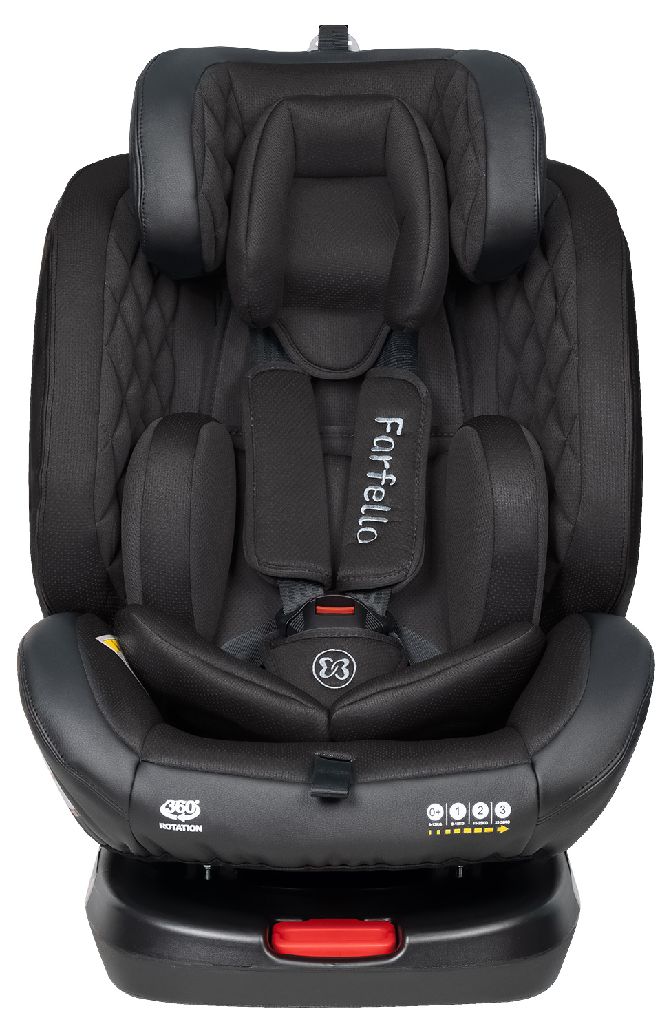 Автокресло Farfello YB102A Isofix 0+/1/2/3 (0-36 кг) черный - фото 13