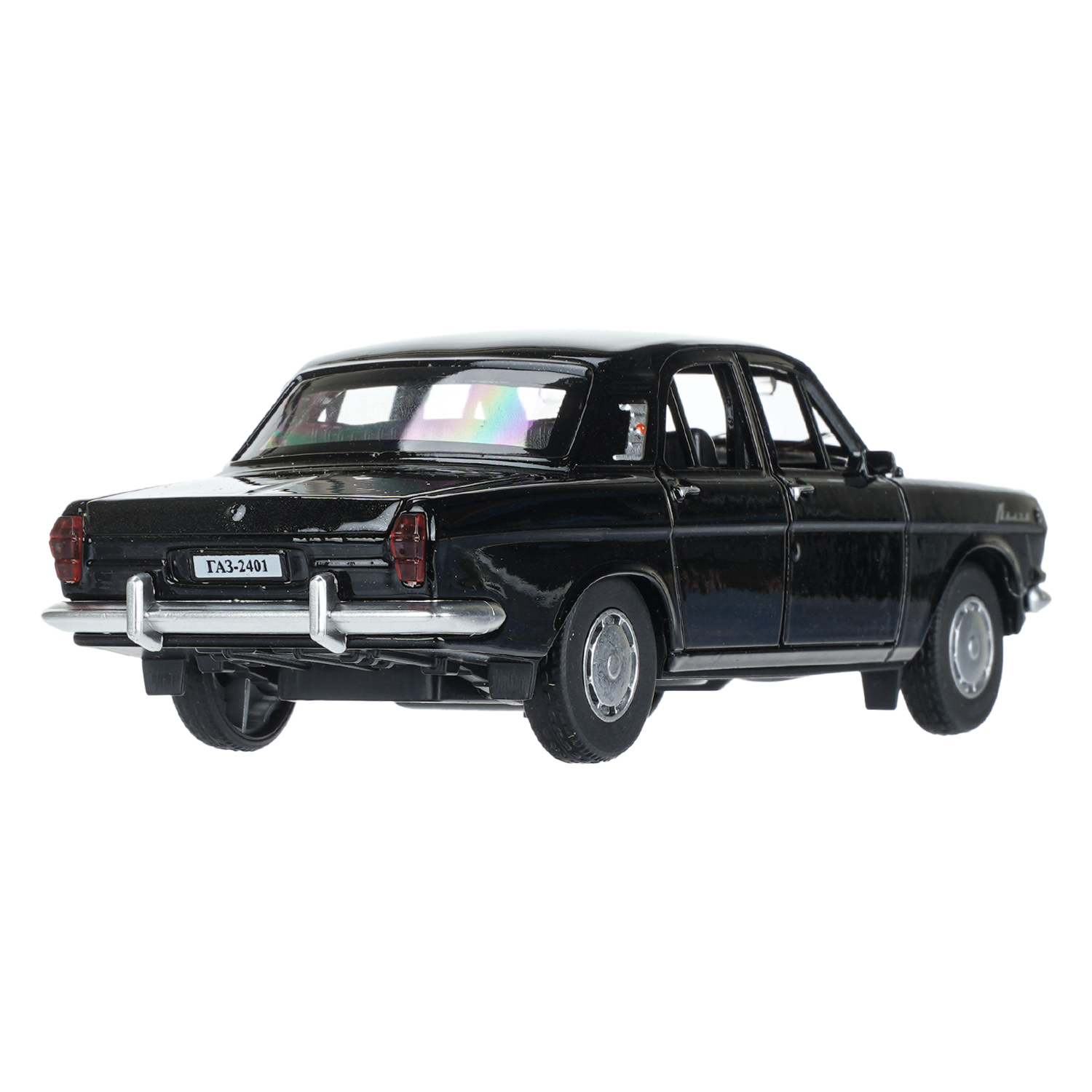 Автомобиль Технопарк ГАЗ Волга Черная 1:32 410484 - фото 2