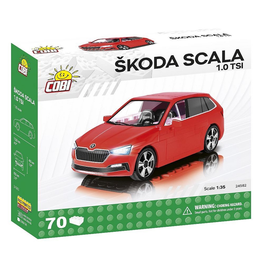 Конструктор COBI Автомобиль Škoda Scala блочный - фото 1