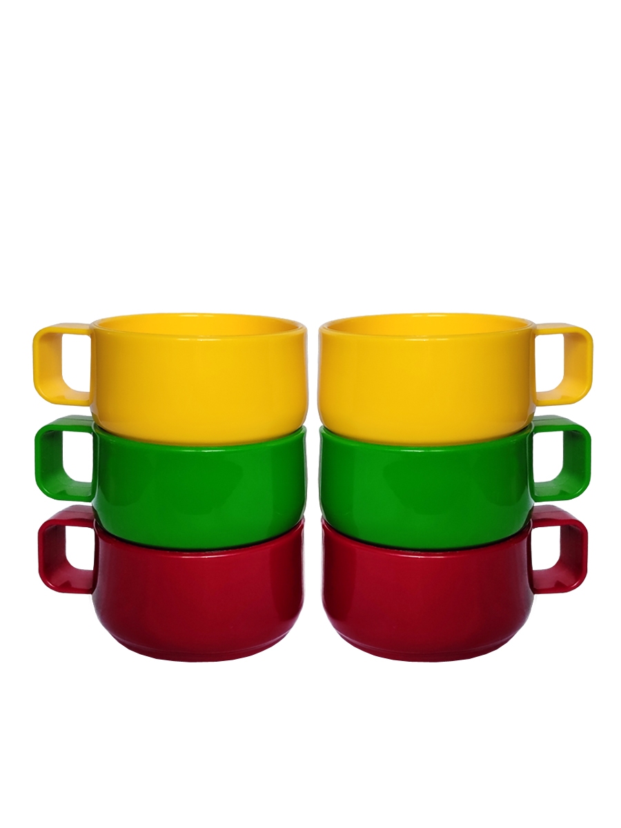 Набор посуды Solaris 6 толстостенных чашек 0.28 л - фото 9