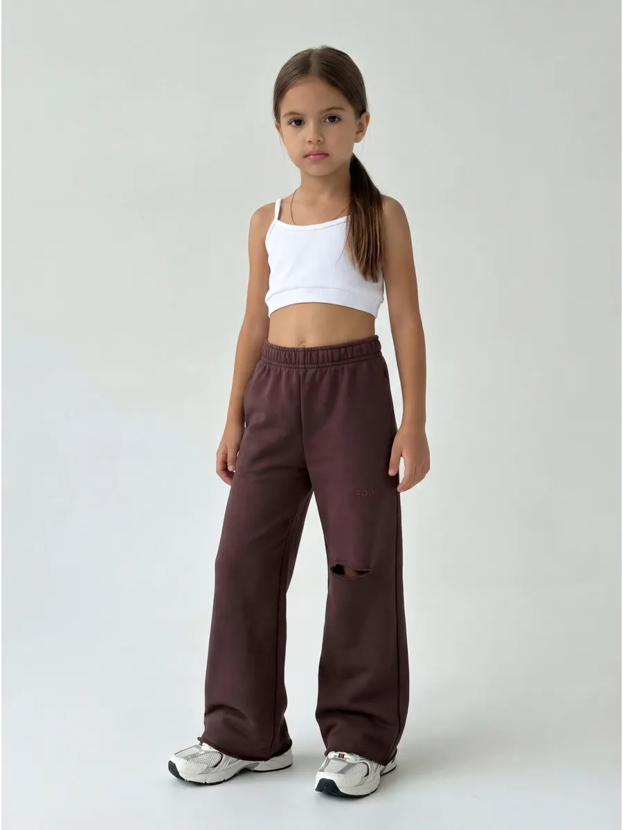 Брюки ROOMY ESSENCE STREETjog/brown - фото 9