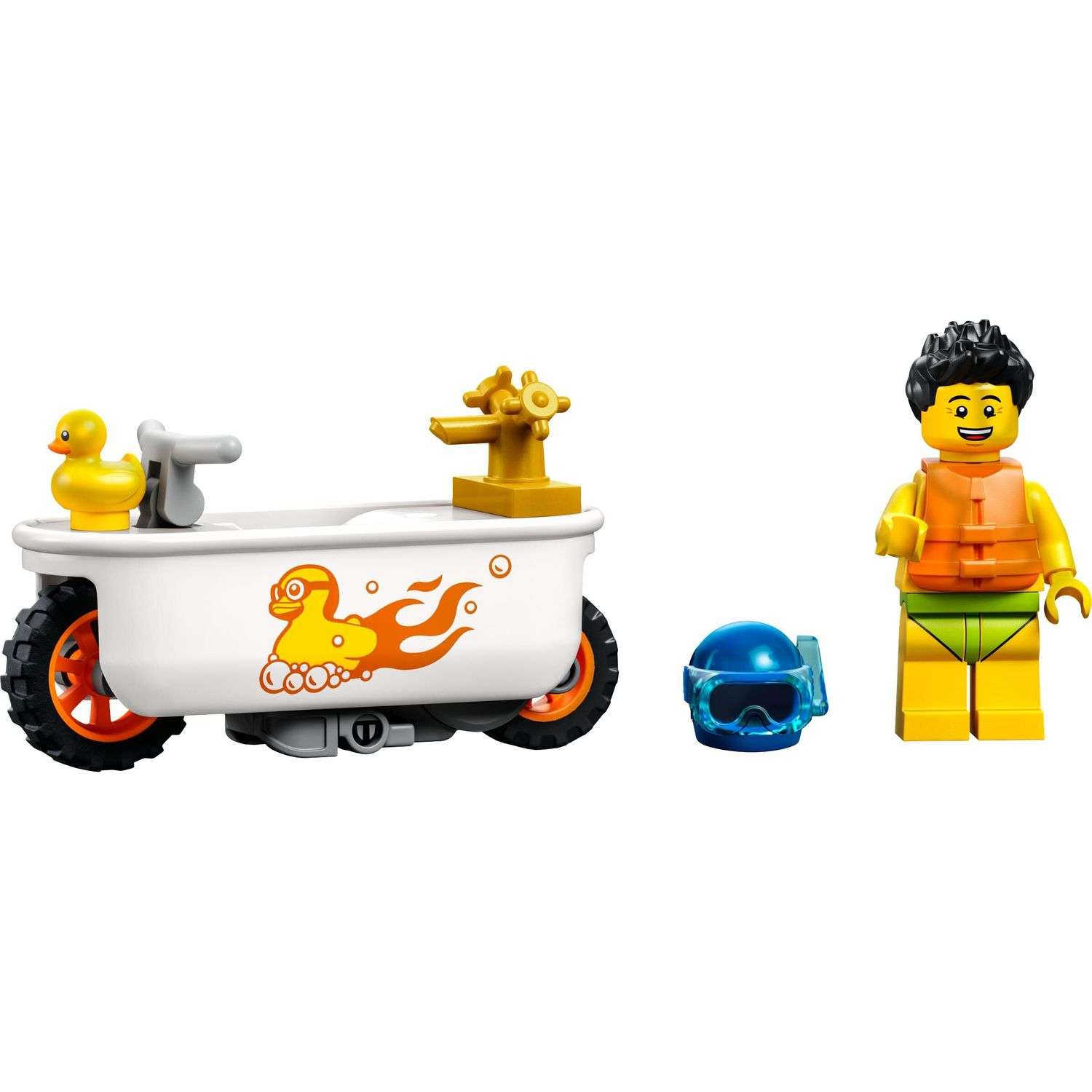 Конструктор LEGO City Bathtub Stunt Bike 14 дет. - фото 2