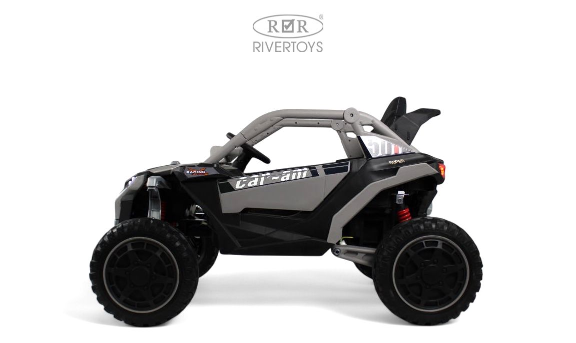 Электромобиль RIVERTOYS Z707ZZ-GREY С пультом ДУ - фото 6