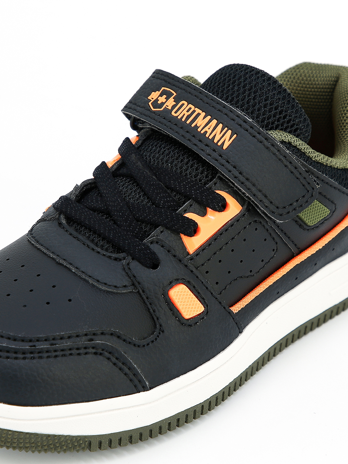 Кеды ортопедические ORTMANN kids 29.22 Elbe_черный / хаки - фото 5
