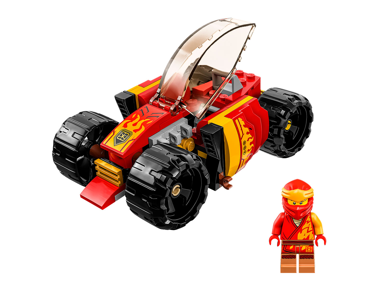 Конструктор LEGO NINJAGO Гоночный автомобиль ЭВО Кая - фото 6