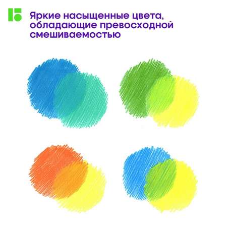 Карандаши цветные BERLINGO 24 шт.