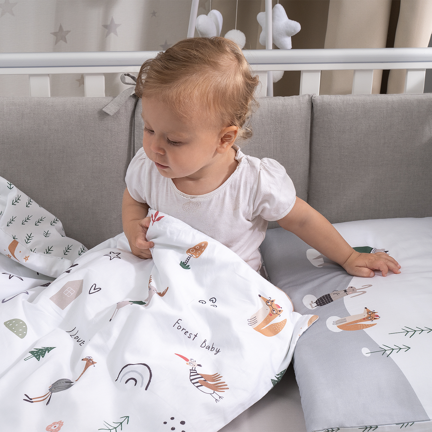 Комплект постельного белья 120х60 Perina Forest baby - фото 10