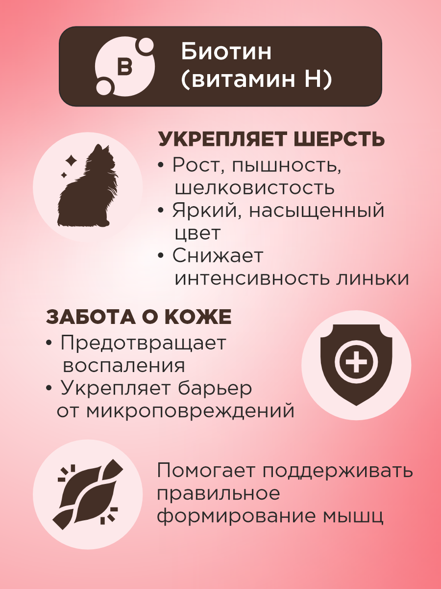 Полезное лакомство для кошек GOODR CAT со вкусом альпийской говядины 90 таблеток - фото 5