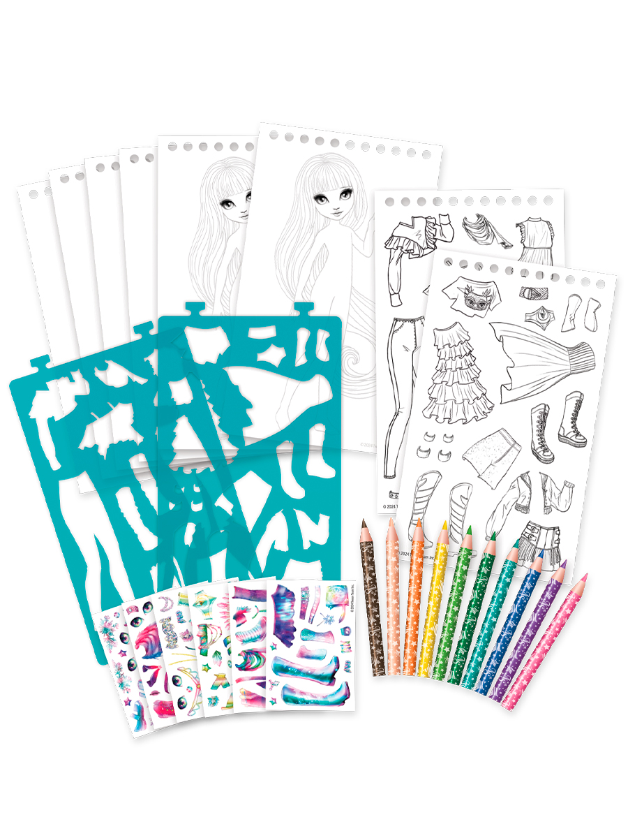 Набор для творчества Nebulous Stars дизайнерский скетчбук, серия Isadora, 11450_NSDA - фото 3