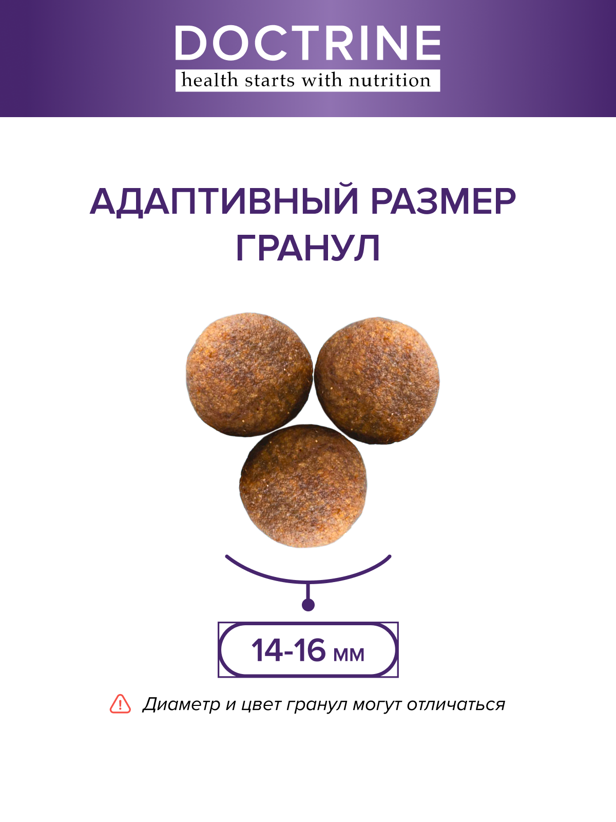 Корм для взрослых собак DOCTRINE сухой средних и крупных пород с белой рыбой и рисом 800 г - фото 4