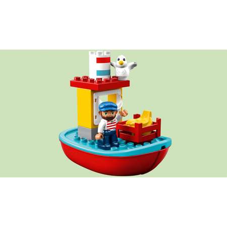 Конструктор LEGO DUPLO Town Грузовой поезд блочный