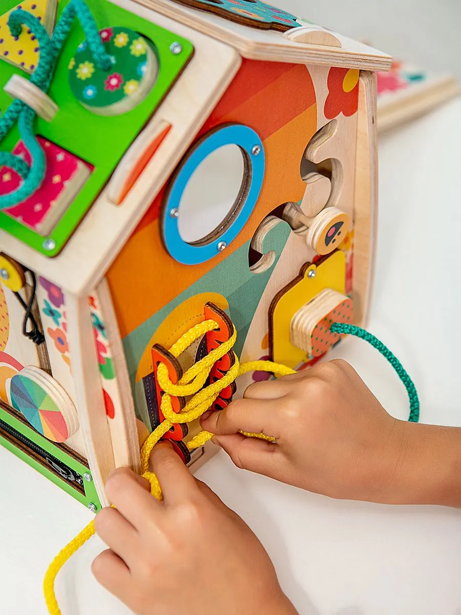 Игрушка Mag Wood бизиборд Цветочная Поляна - фото 3