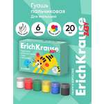 Краски пальчиковые ErichKrause 6 цв.