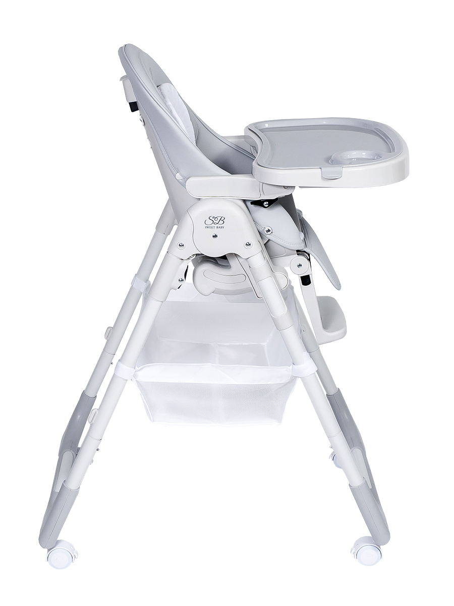 Стульчик для кормления Sweet Baby City Light Grey серый - фото 14