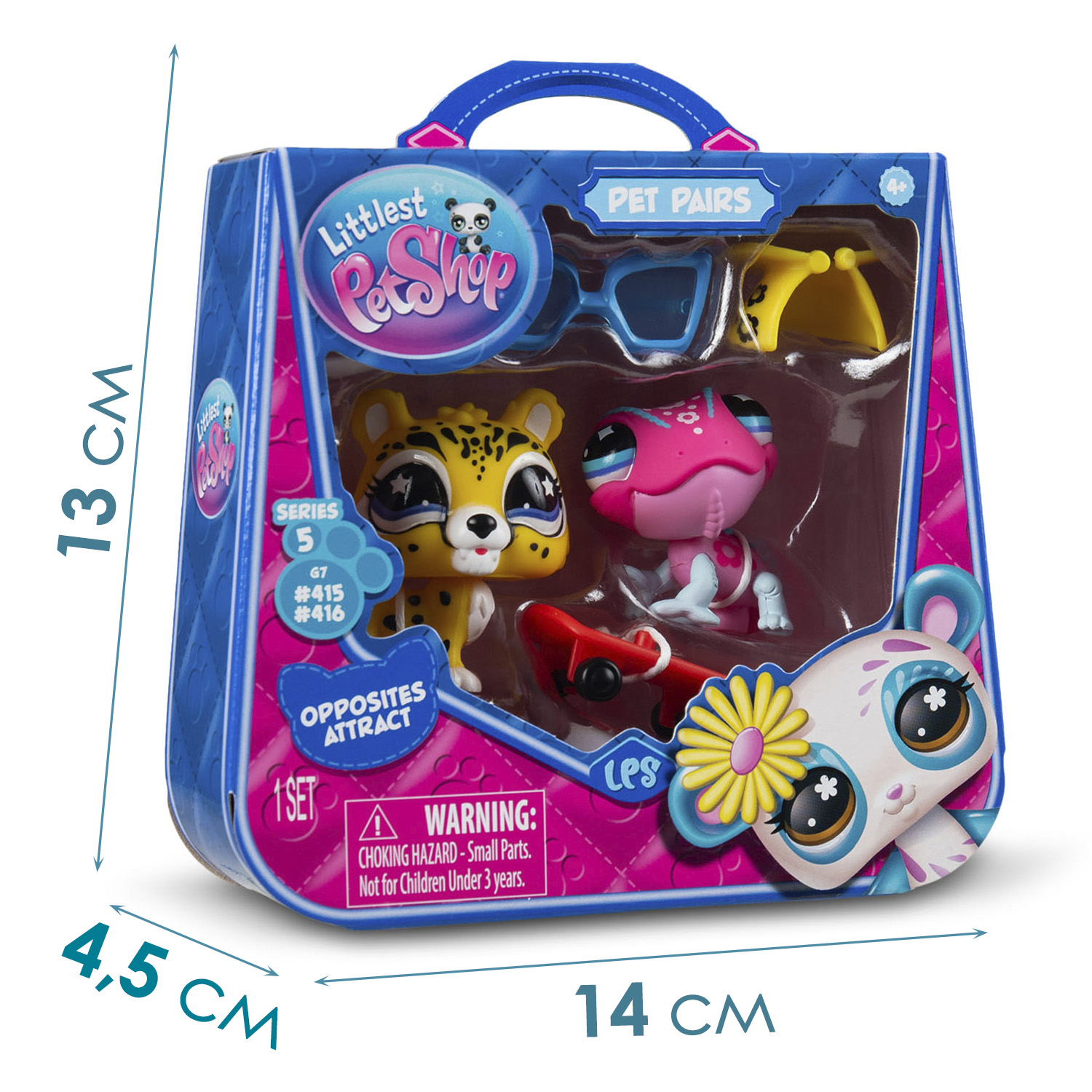 Игровой набор Littlest Pet Shop Ящерица и Леопард - фото 2