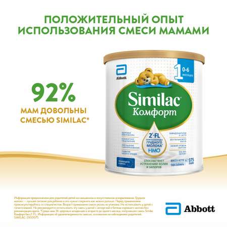 Смесь Similac Комфорт 1 375г с 0месяцев