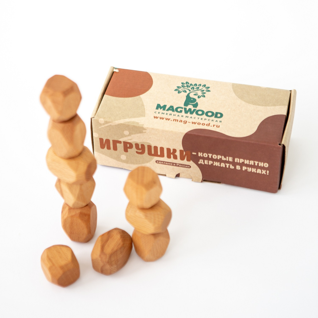 Игрушка Mag Wood пирамидка - фото 2