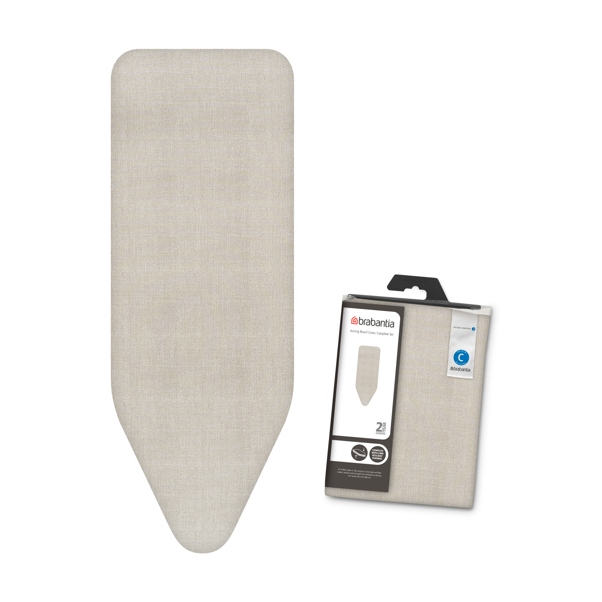 Чехол для гладильной доски Brabantia Серый деним 135х45см (2мм) 252266 - фото 3