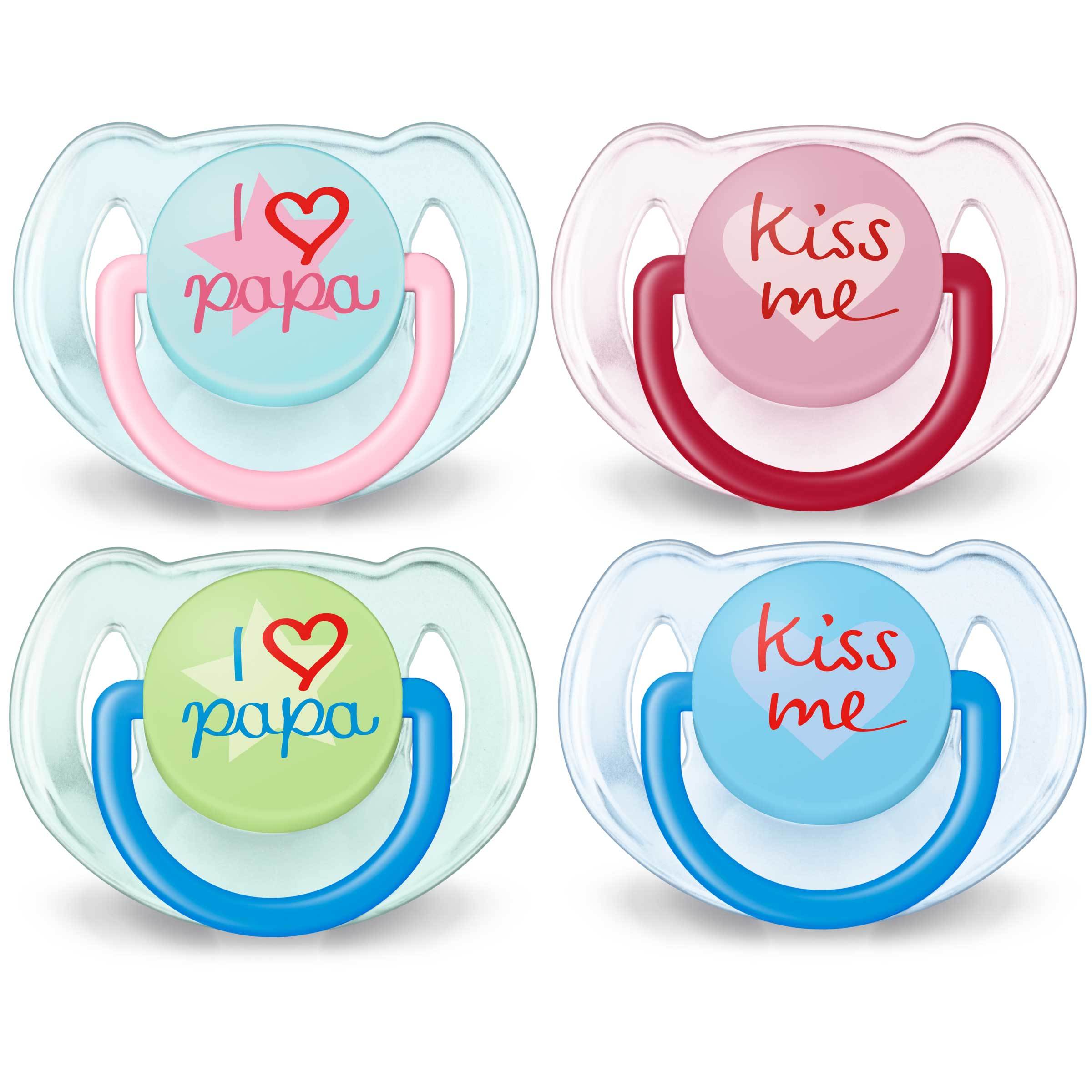 Пустышка Philips Avent ортодонтическая от 6 мес. 2 шт. - фото 1