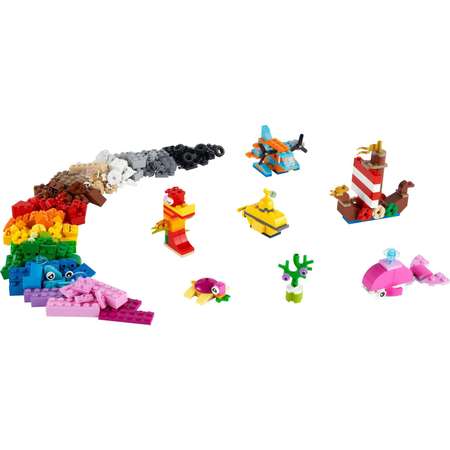 Конструктор LEGO Classic Творческое веселье в океане блочный