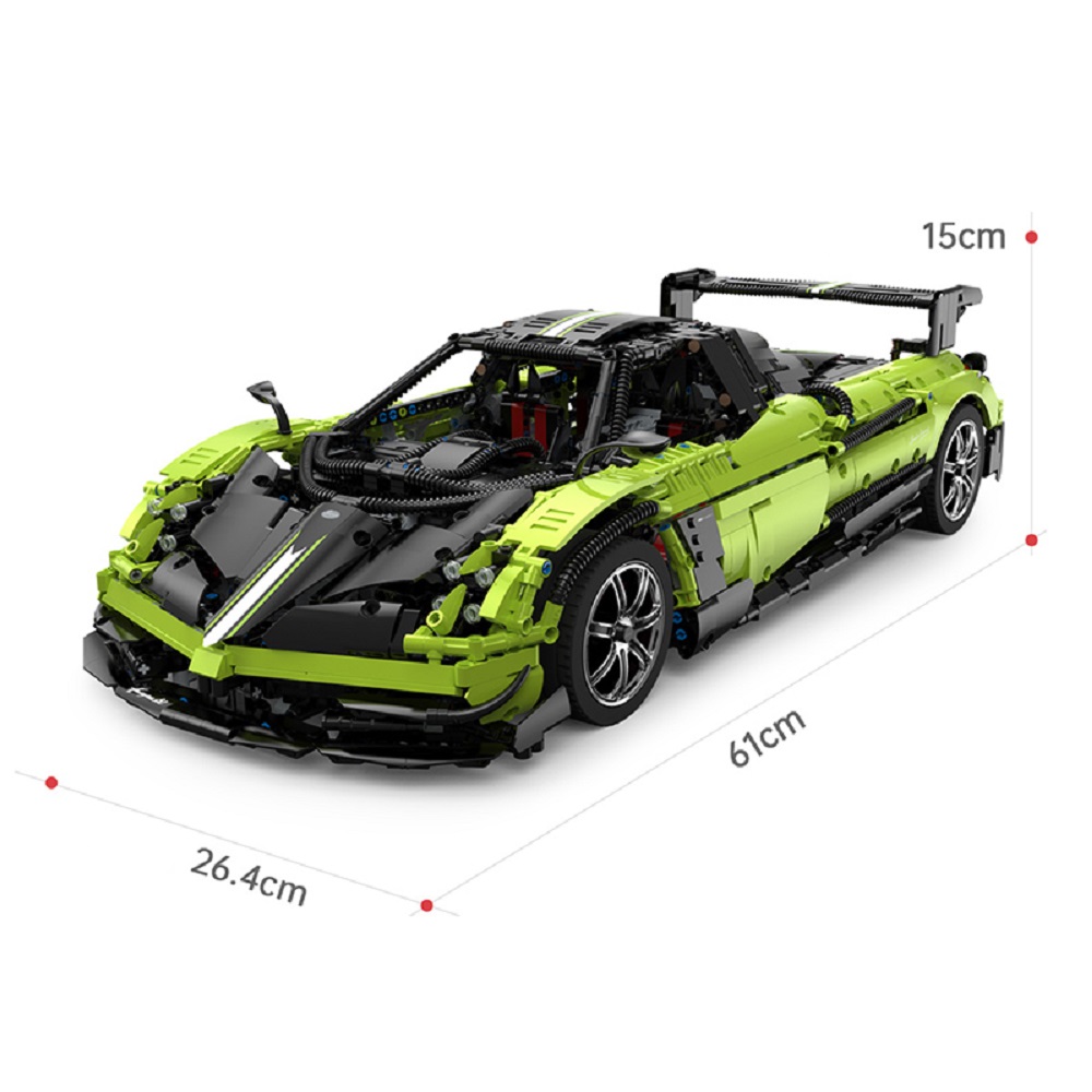 Конструктор Rastar Pagani Huayra BC блочный - фото 7