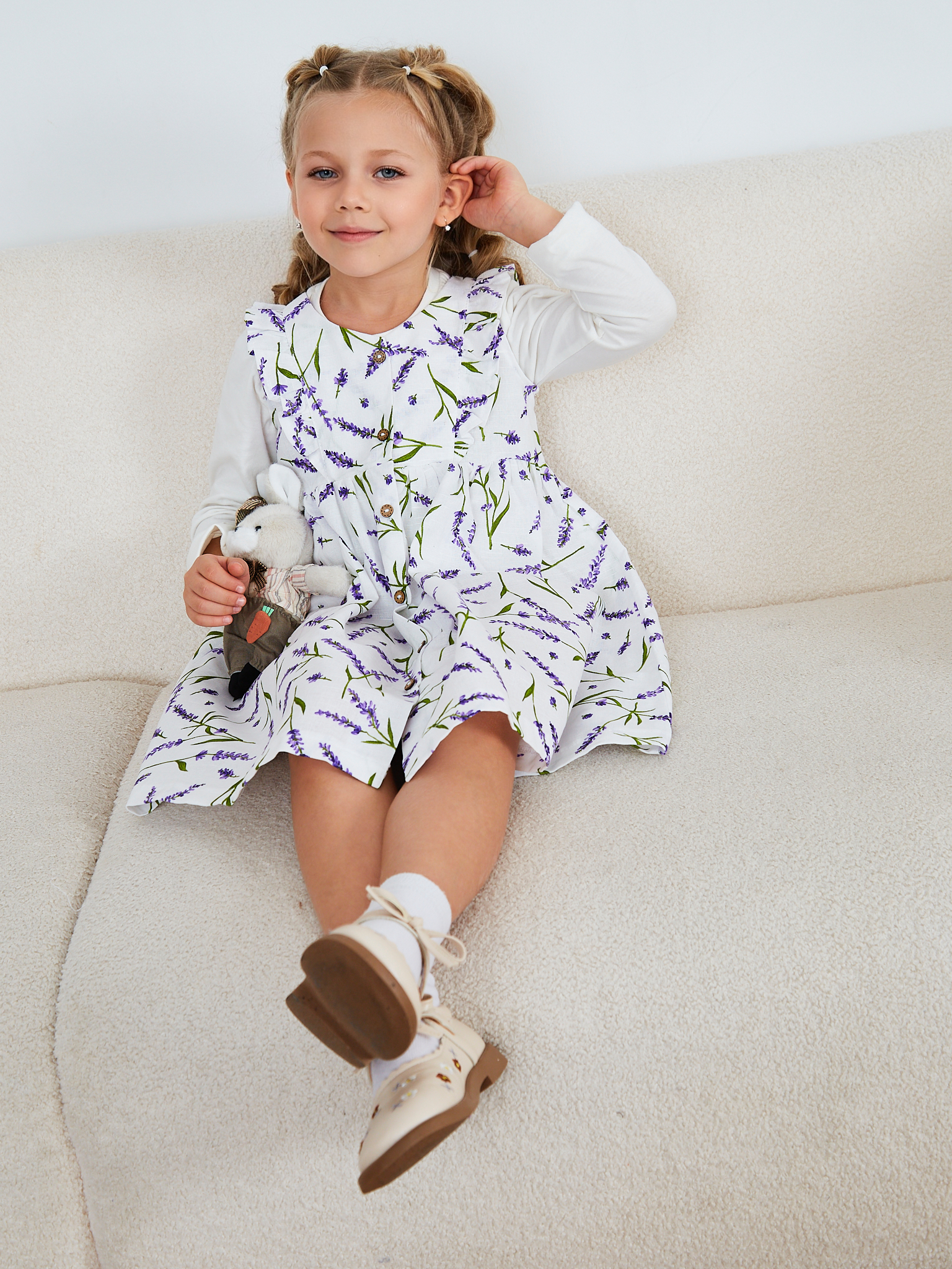 Сарафан MOUN сарафан_рюши_лаванда - фото 19