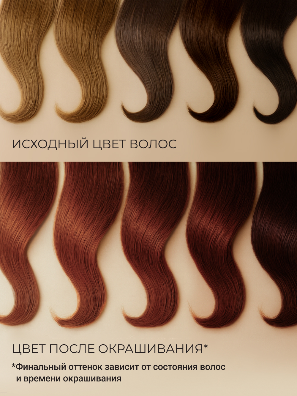 Хна натуральная Zeitun для волос и бровей медно-рыжий 300г - фото 6