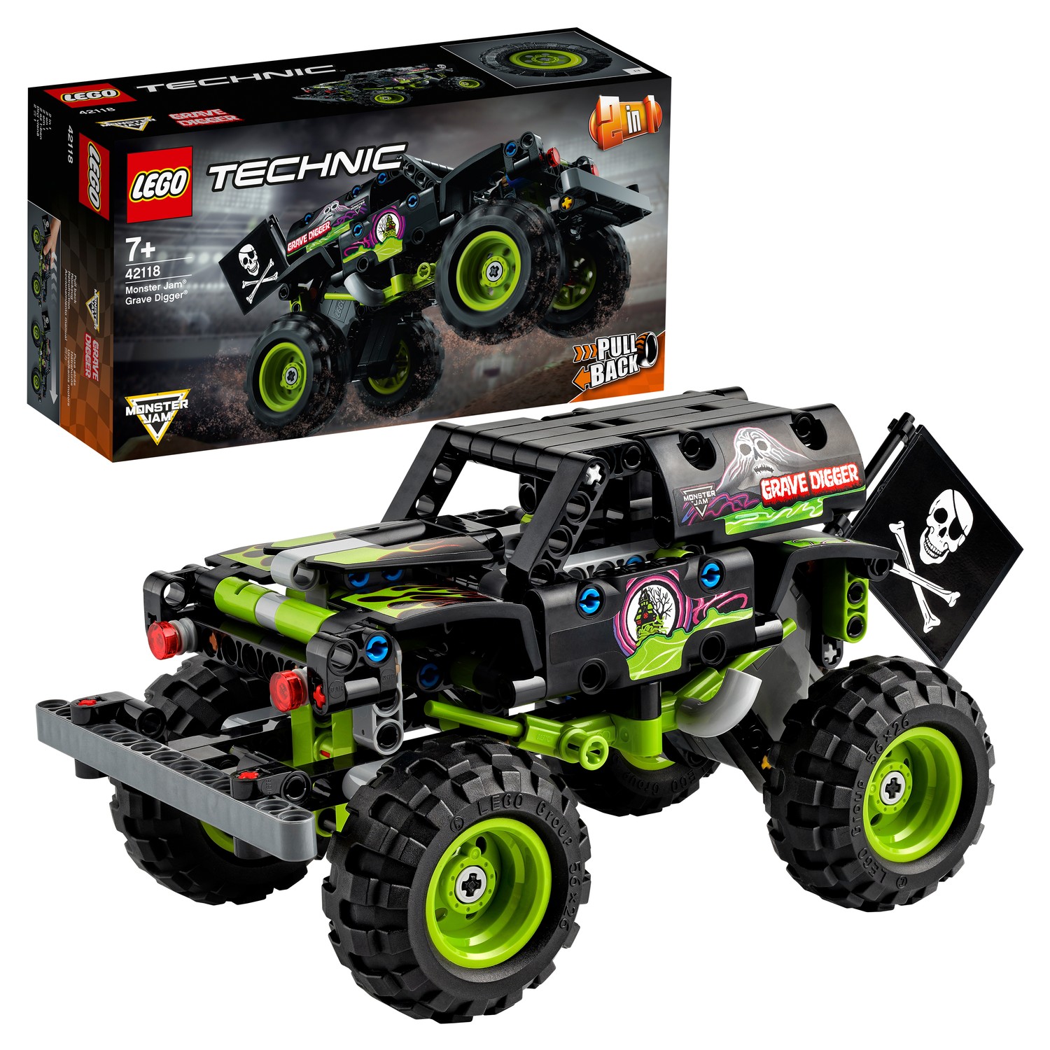 Конструктор LEGO Technic Monster Jam Grave Digger 212 дет. - фото 1