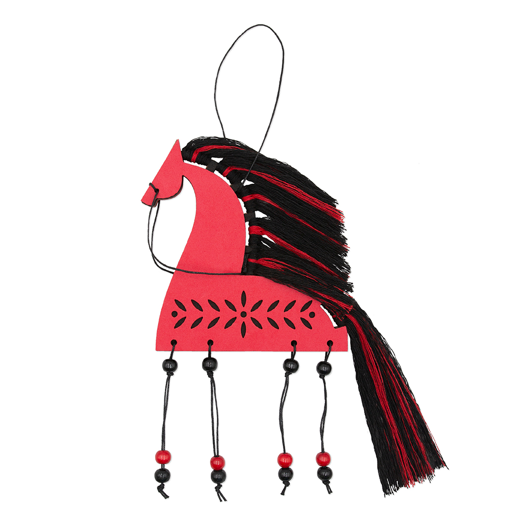 Набор для творчества Santa Lucia аппликация Мезенская лошадка, Символ года - фото 1