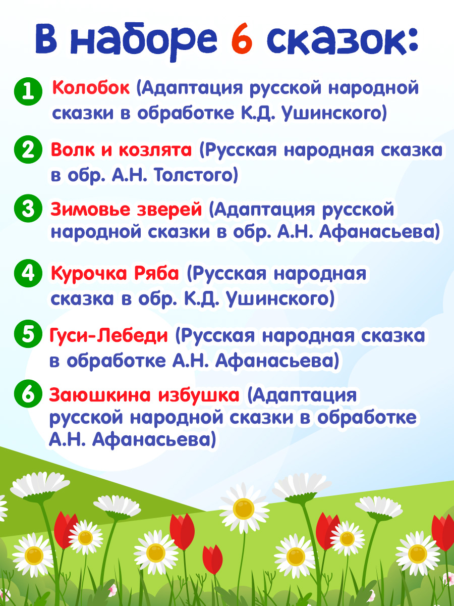 Книга Проф-Пресс 2 шт. Три любимые сказки. Курочка ряба+Колобок. 32 стр. А5 - фото 2