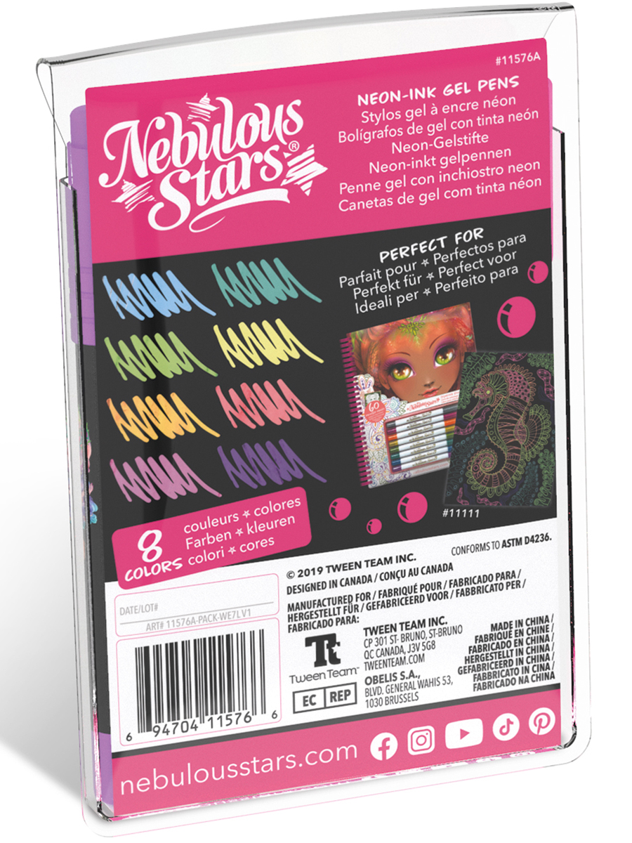 Ручка гелевая Nebulous Stars 8 шт. - фото 7