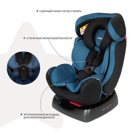 Автокресло Babyton Sigma Blue 0+/1/2 (0-25 кг)