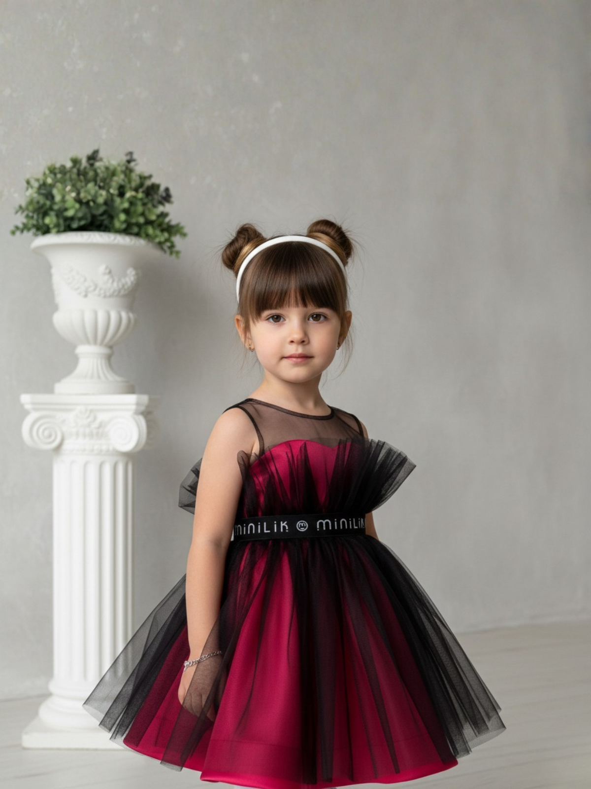 Платье Minilik ПлатьеСеткаРозовое - фото 1