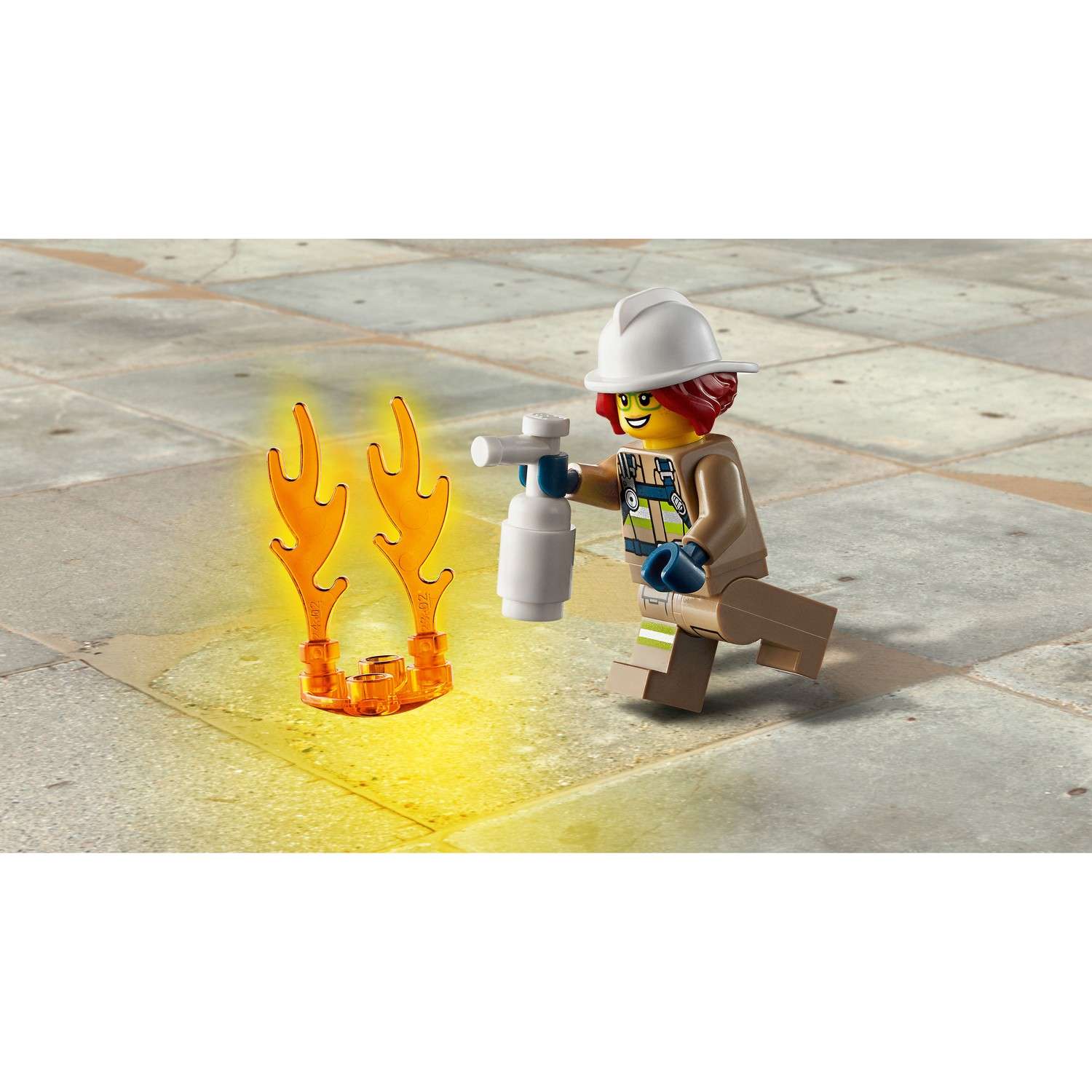 Конструктор LEGO City Fire Пожарный вертолет блочный - фото 11