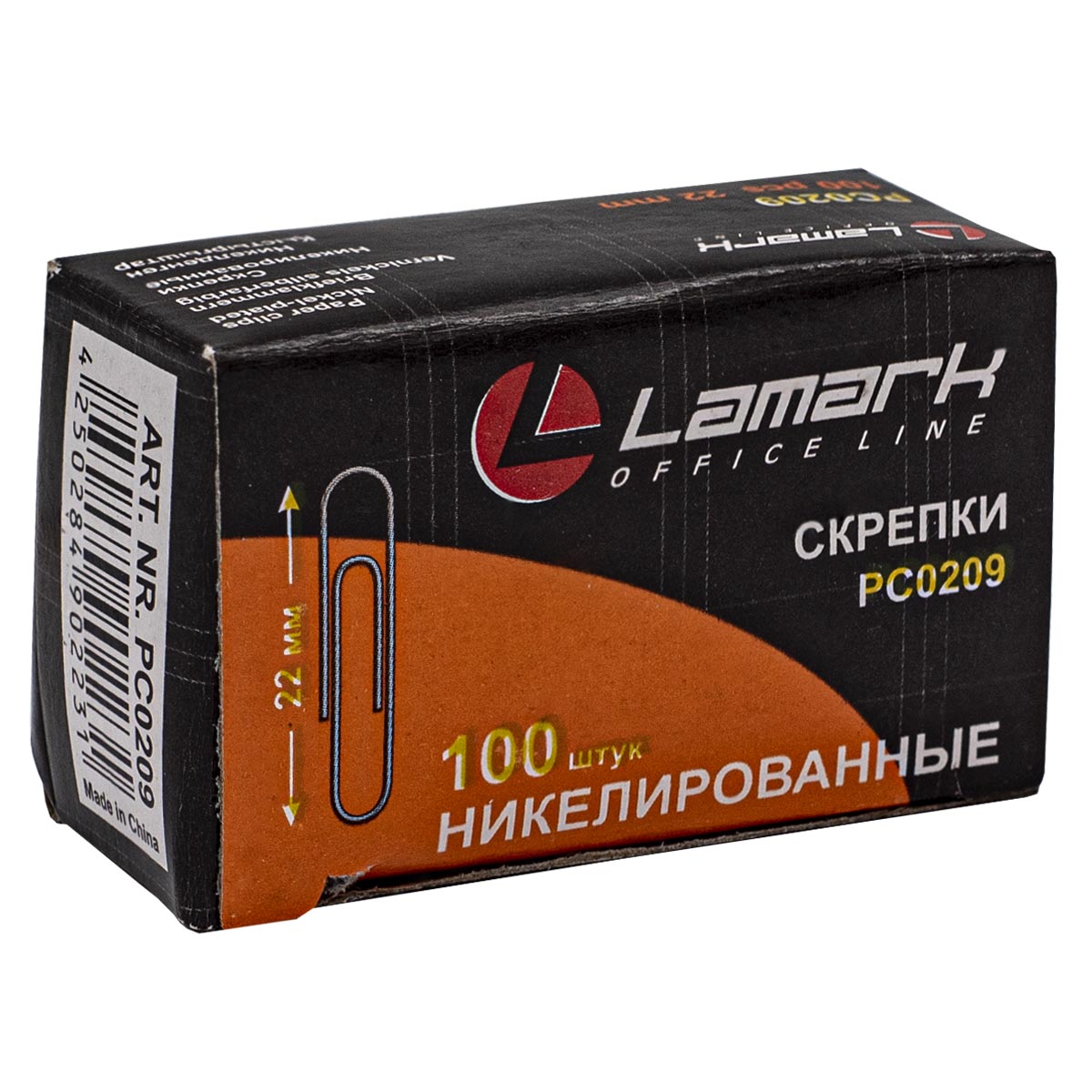 Скрепки Lamark 100 шт. - фото 1