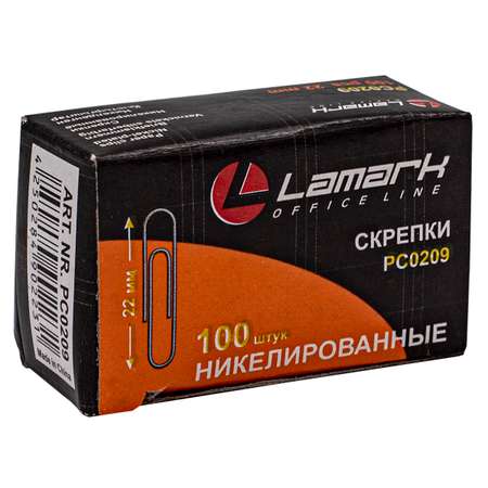 Скрепки Lamark 100 шт.